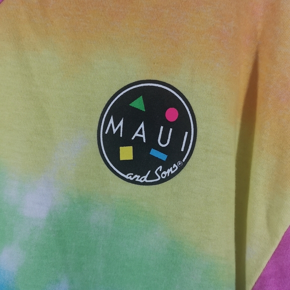 Men's Maui and Sons Tie-Dye T-shirt, Excellent Like-new Condition, Size Large. - Picture 3 of 6
